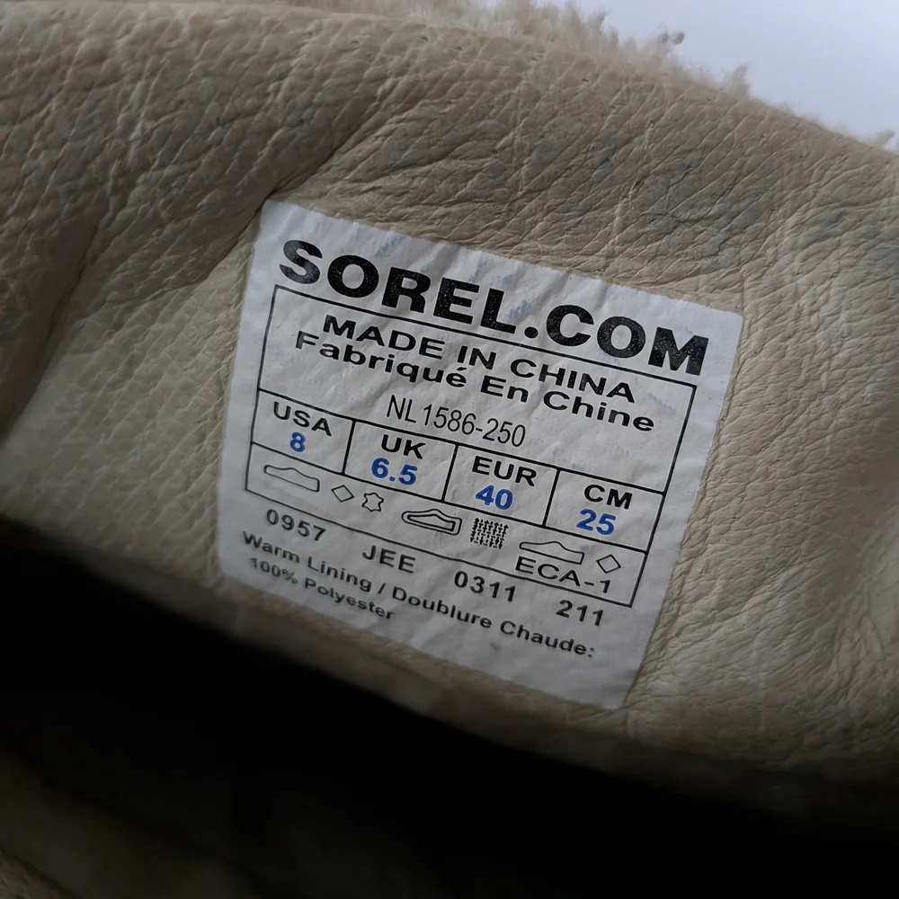 Sorel Duck Boots Womens Size 8 Helen Of Tundra II Winter Shearling NL1586-250 - Picture 6 of 6